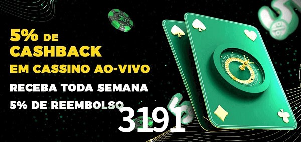 Promoções do cassino ao Vivo 3191